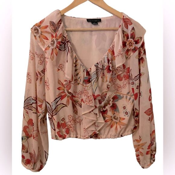 Sanctuary Lady Like Dessert Floral blouse XS - Picture 4 of 9